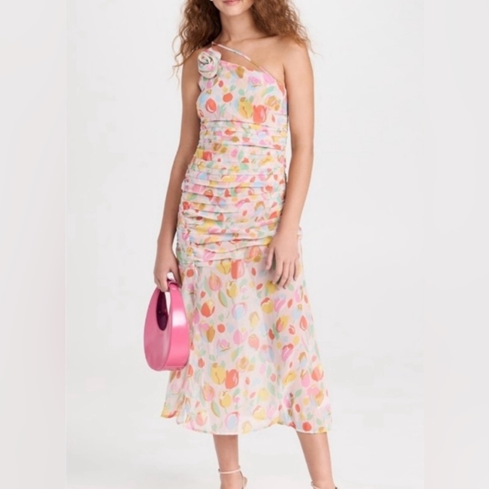 For Love & Lemons Desmona Midi Dress